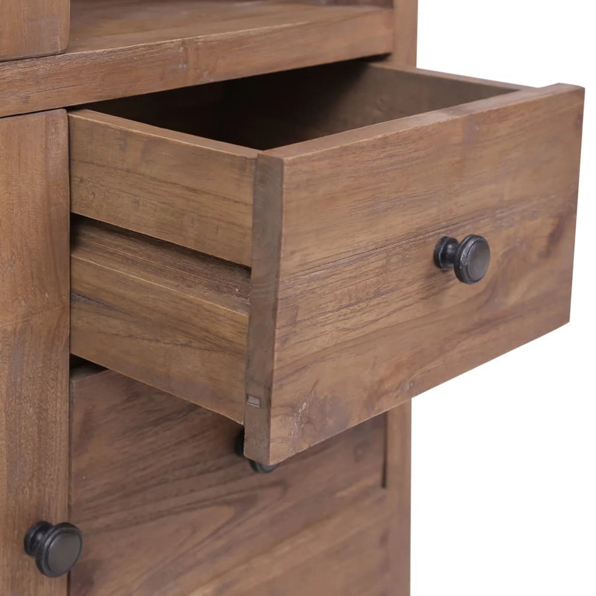 Solid Teak Wood Highboard Q193