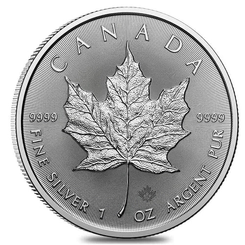 1 oz Canadian Silver Maple Leaf Coin R28907