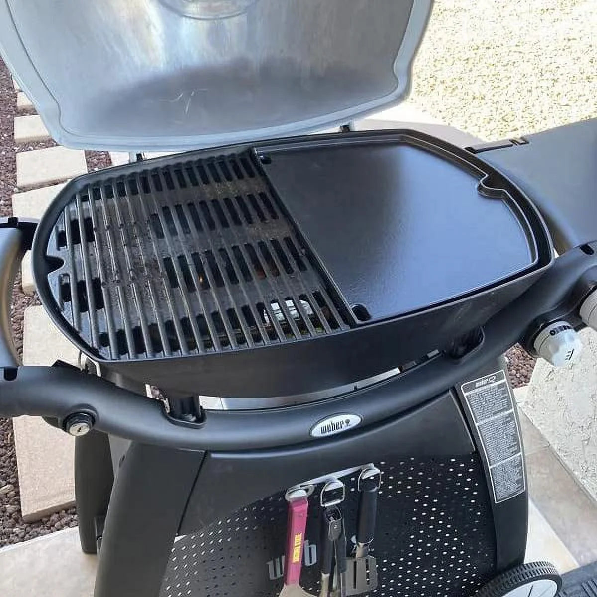 Cast Iron Cooking Griddle for Gas Grills, 15.3 x 10.8 inches G591
