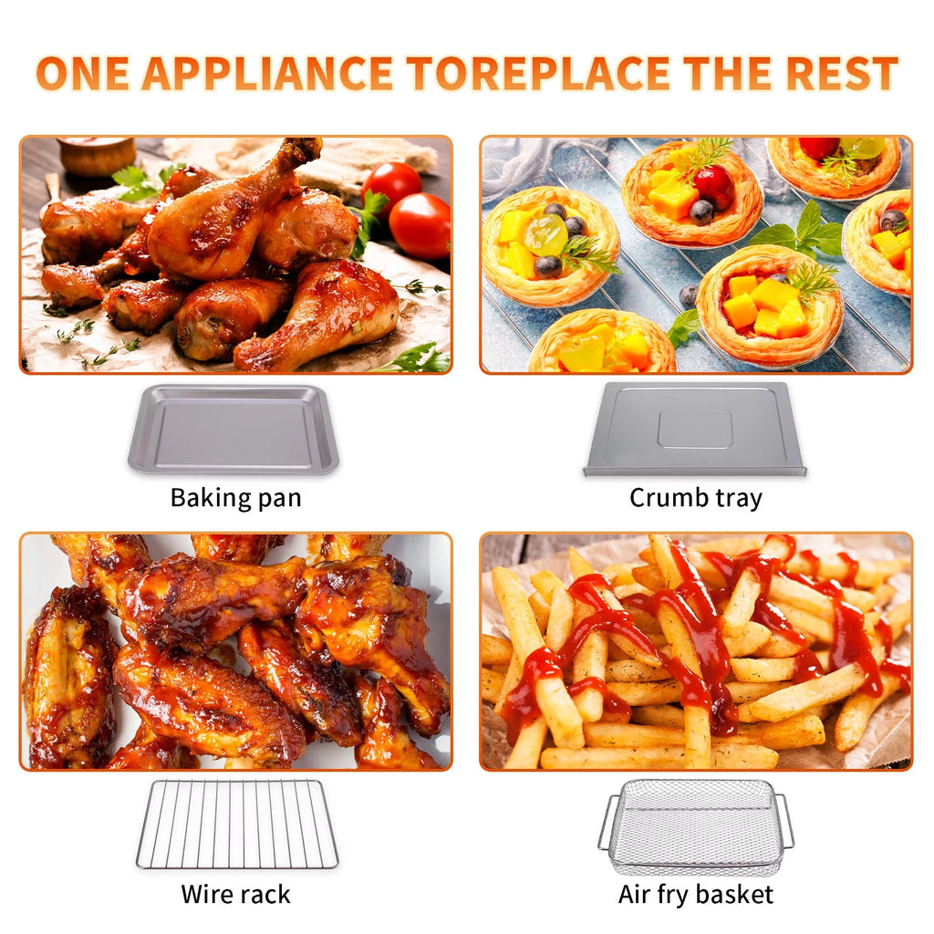 10.6QT Air Fryer Oven Combo X33678