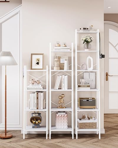 5-Tier Greige Ladder Shelf C822