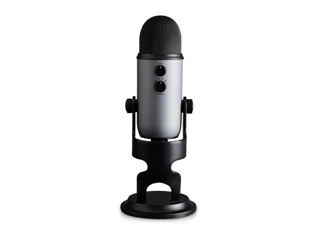 Blue Yeti Slate USB Mic with USB Hub and Pop Filter Y15849