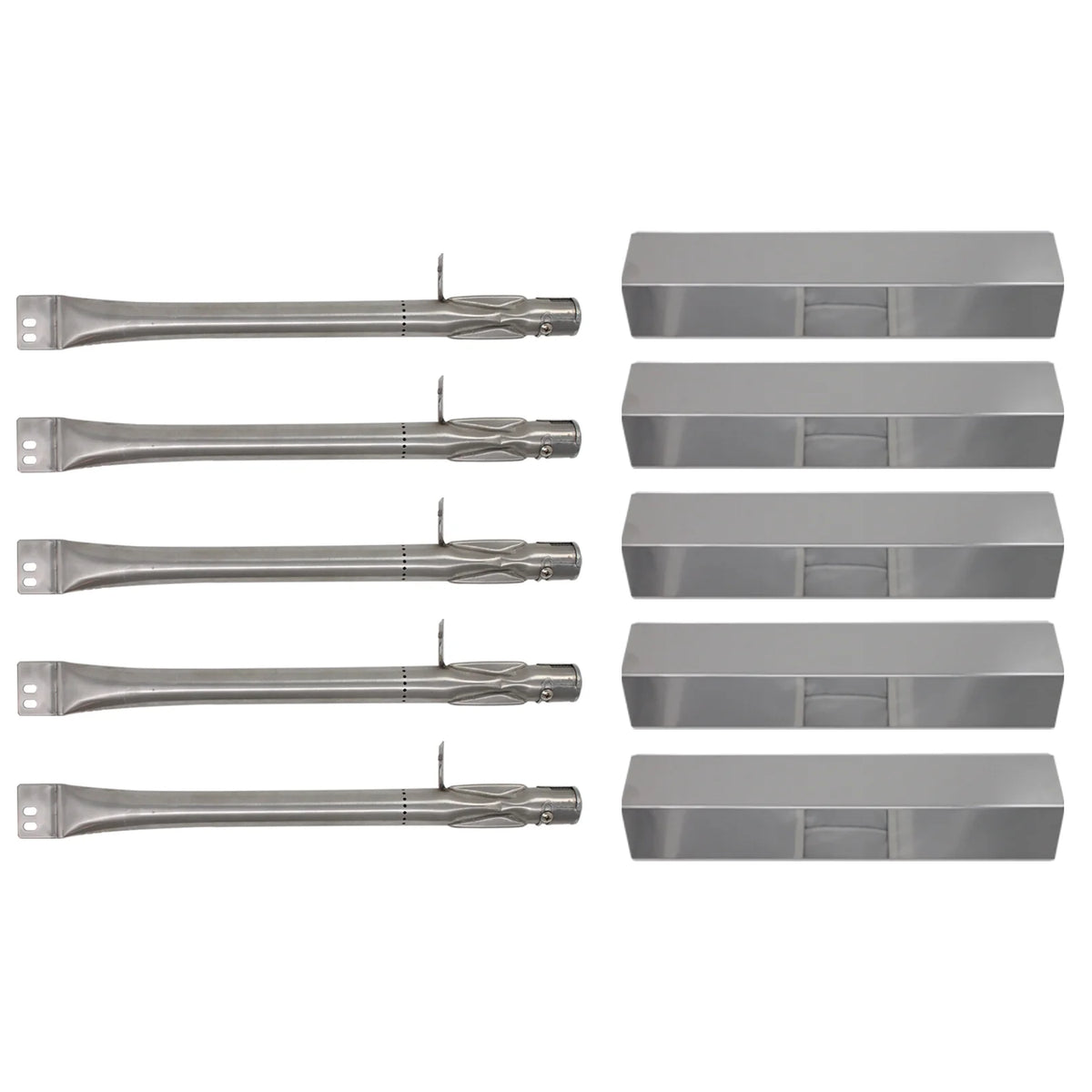 5-Pack Stainless Steel BBQ Gas Grill Tube Burner Replacement Parts G927