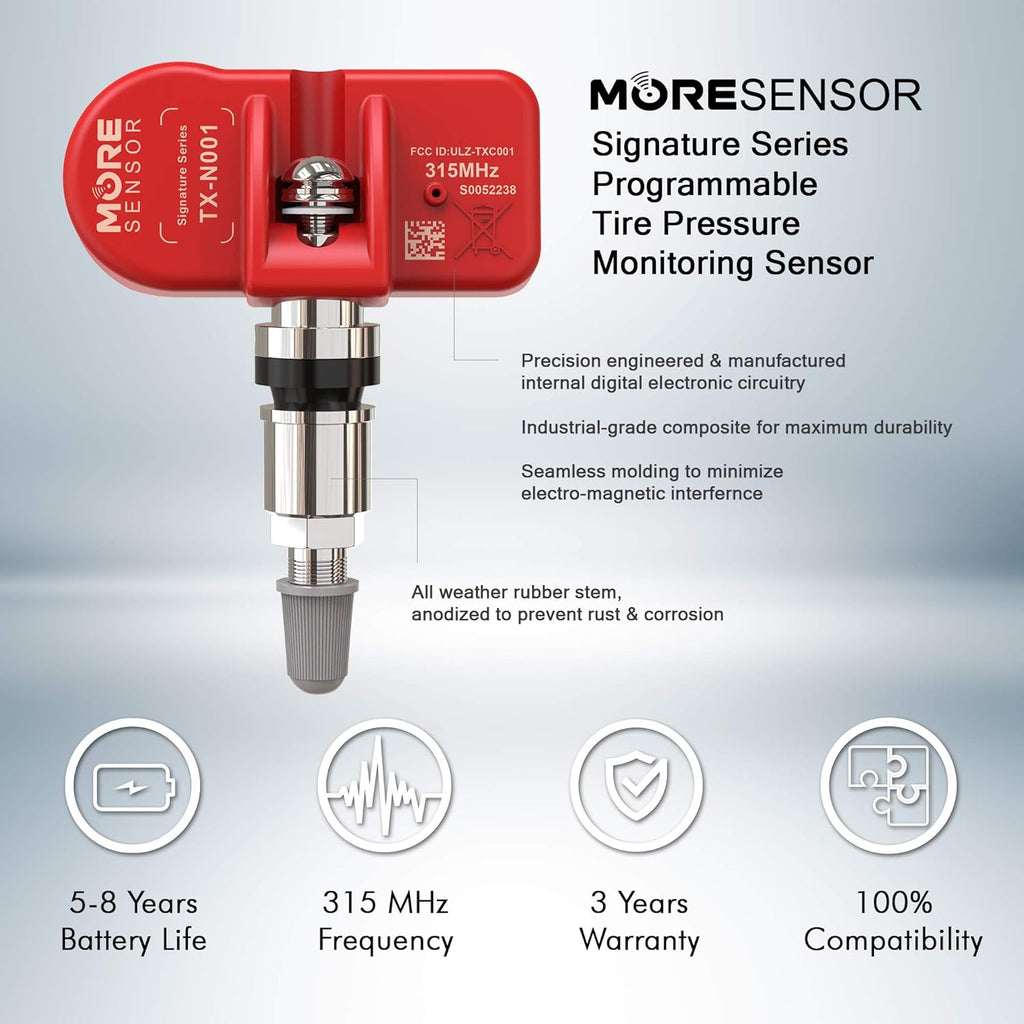 315MHz TPMS Tire Pressure Sensor 4-Pack V40649