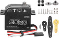 50KG Waterproof Stainless Steel Gear Digital Servo, Pack of 2 M3260