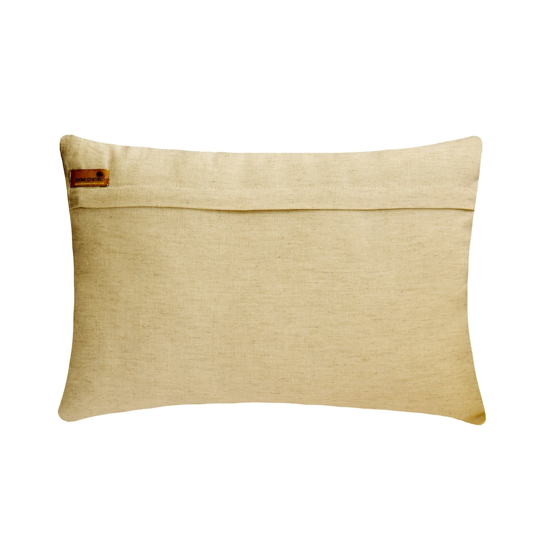 Teal Velvet & Linen Patchwork Oblong Lumbar Pillow Cover L2006