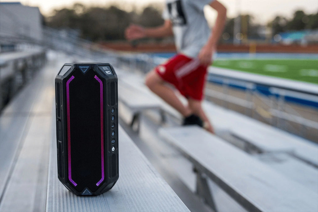 Everythingproof Portable Bluetooth Speaker with LED Lights, Black M615