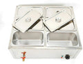 6 Pot Portable Food Warmer Steam Table Top 110V Y8616