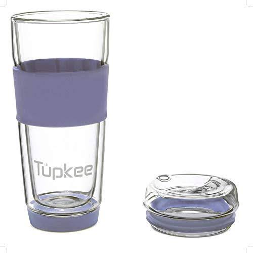 Double Wall Glass Tumbler with Lid N8216