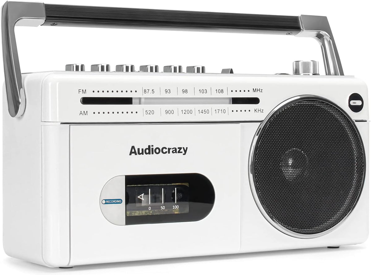Portable Cassette Player Recorder AM FM Radio Boombox with Speaker T7431