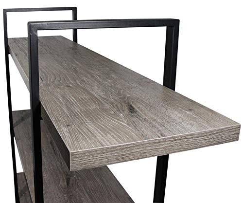 3-Tier Metal and Wood Bookshelf L858