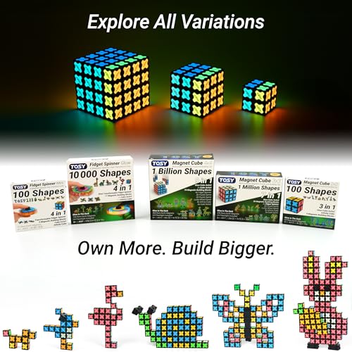 4x4 70 Blocks 560 Magnets Building Blocks Fidget Cube STEM Toy C118560