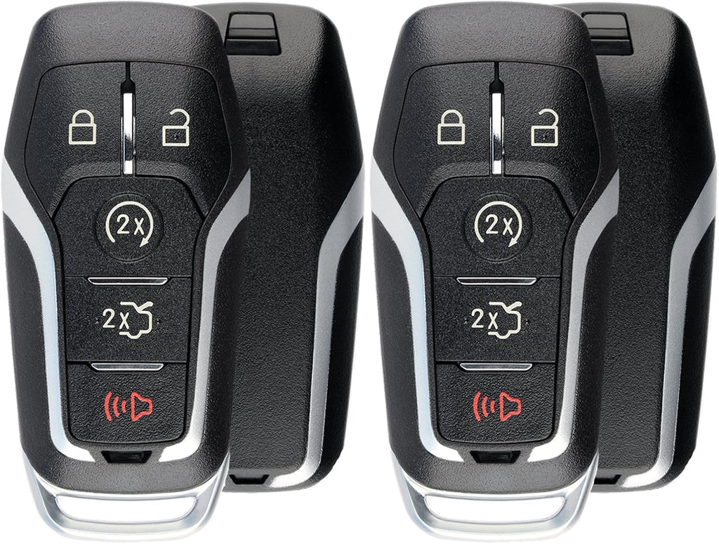 Keyless Entry Remote Smart Key Fob Shell Case Pack of 2 I216283