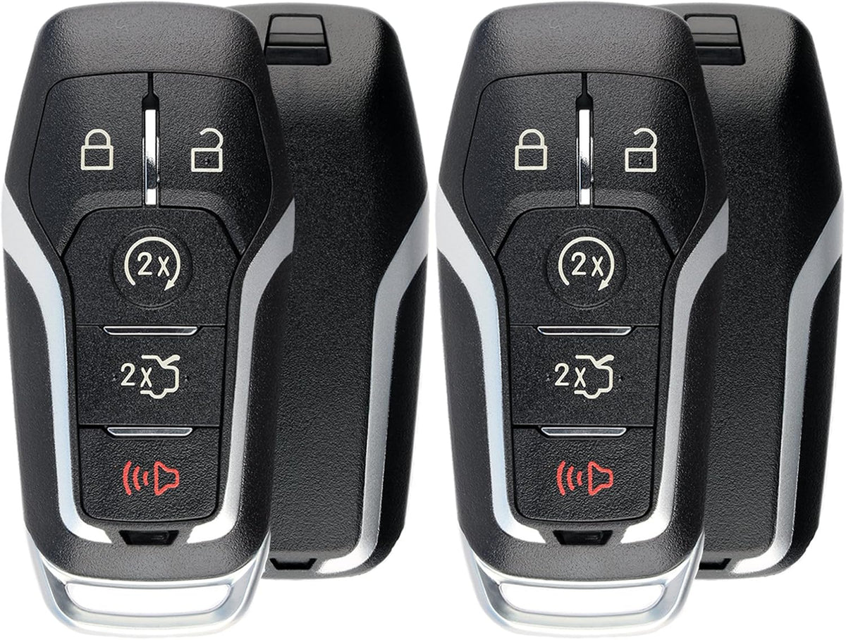 Keyless Entry Remote Smart Key Fob Shell Case Pack of 2 I216283