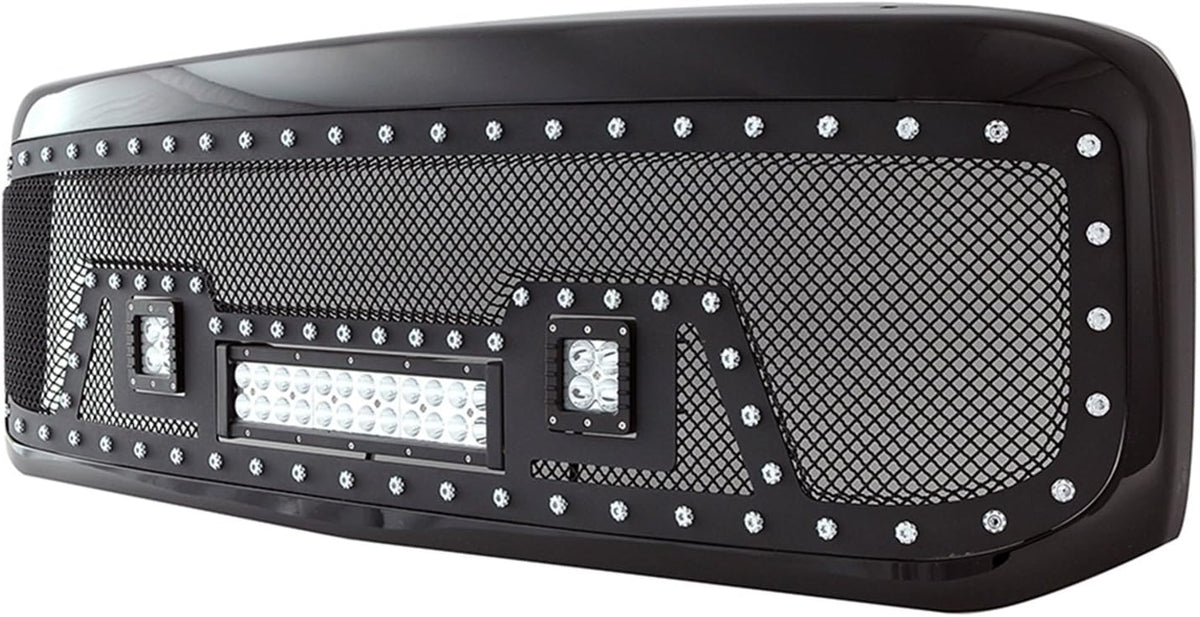 Black Mesh Packaged Grille V559