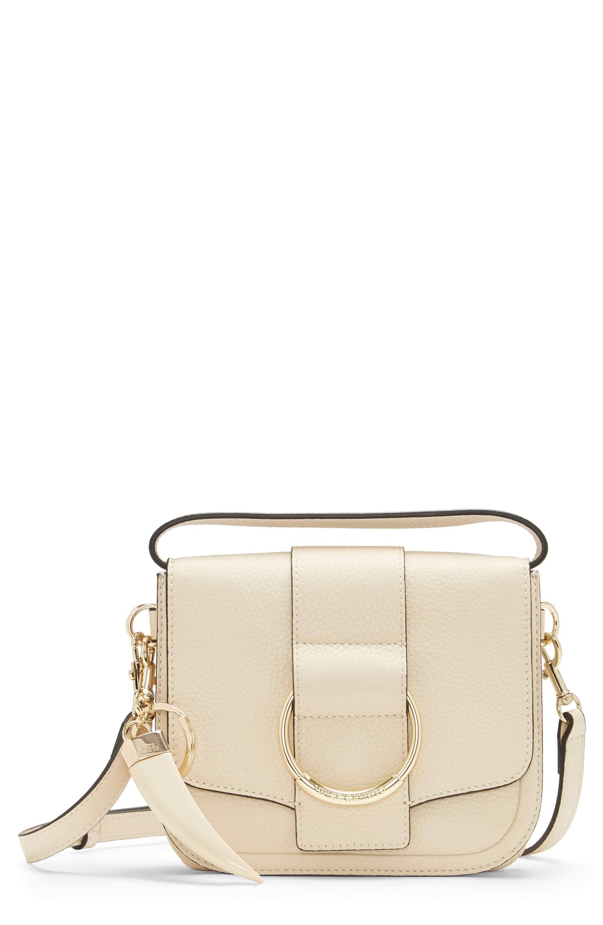 Leather Flap Crossbody X258443