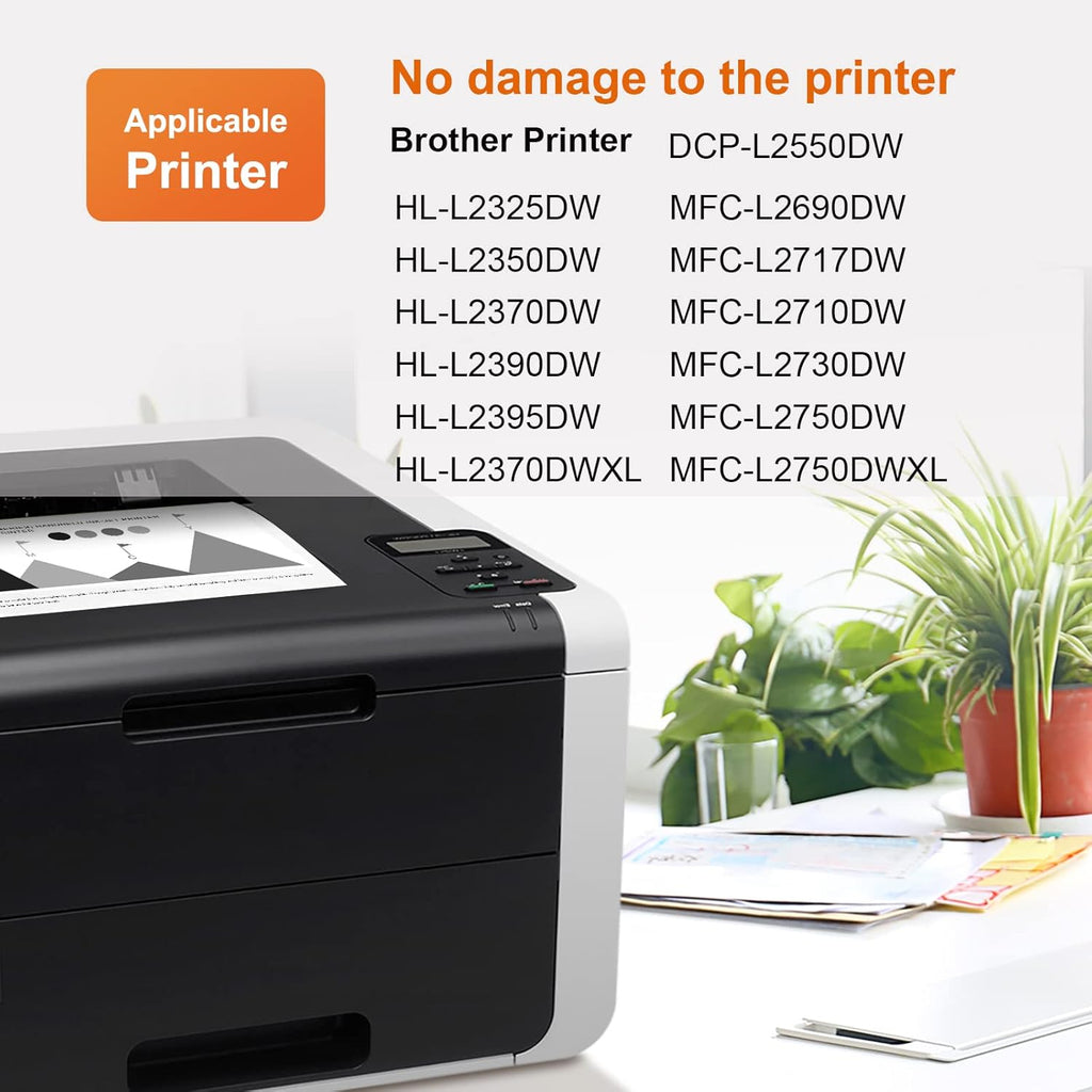 TN760 TN730 Compatible Toner Cartridge Pack of 2 K970
