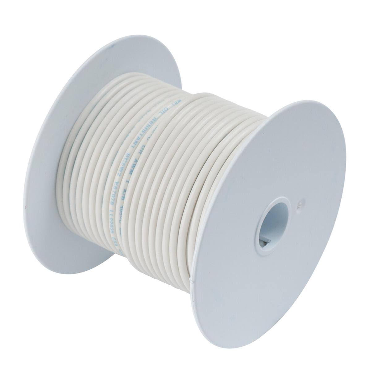 White 8 AWG Tinned Copper Wire W189