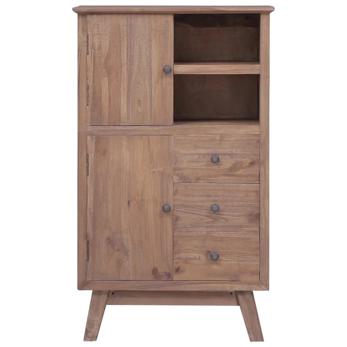 Solid Teak Wood Highboard Q193