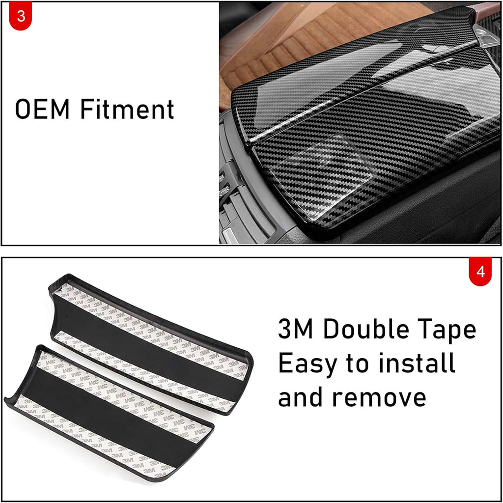 2 PCs Carbon Fiber Console Covers N864321