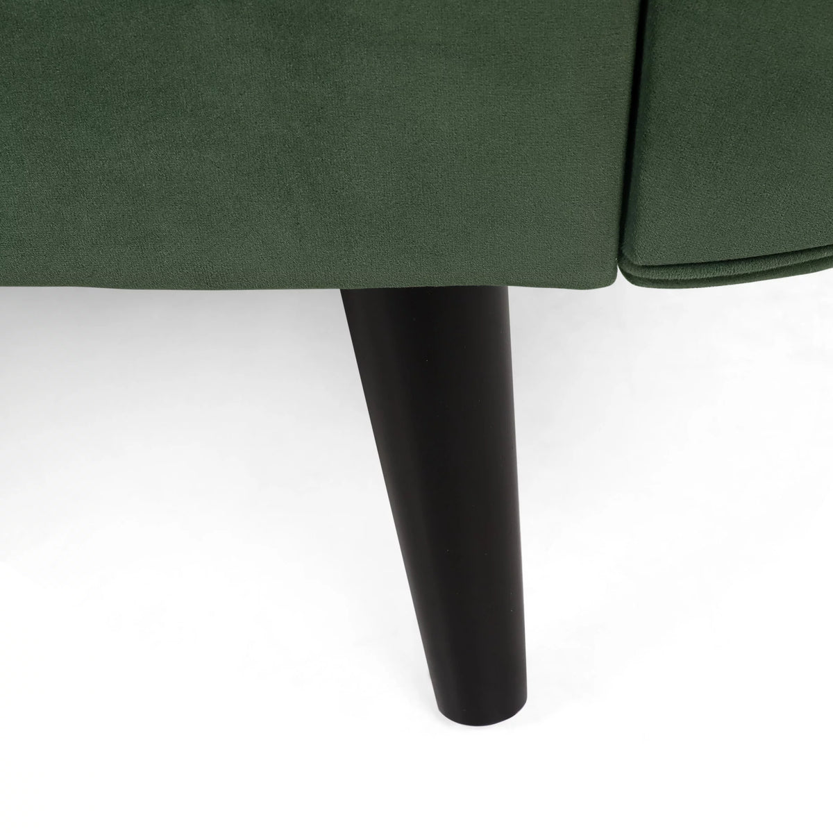 Sage Green Fabric Chaise Lounge With Bolster Pillow M917019