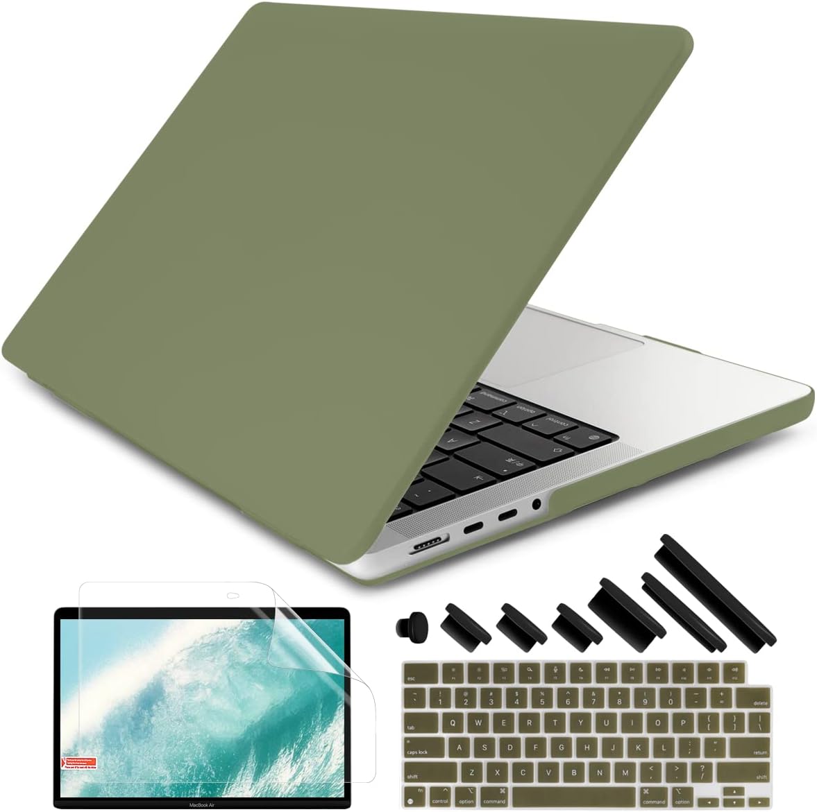 Compatible with MacBook Pro 16 inch Case Matte Black J22529