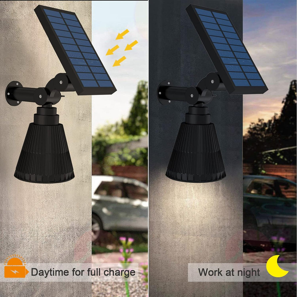 Adjustable Waterproof Solar Spot Lights 4 Pack U6764