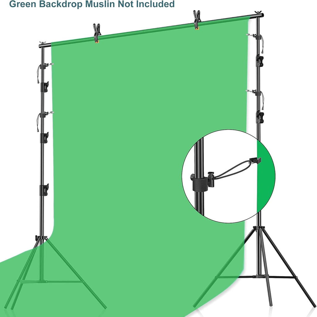 10 x 10Ft Adjustable Backdrop Stand with Carry Bag X287245