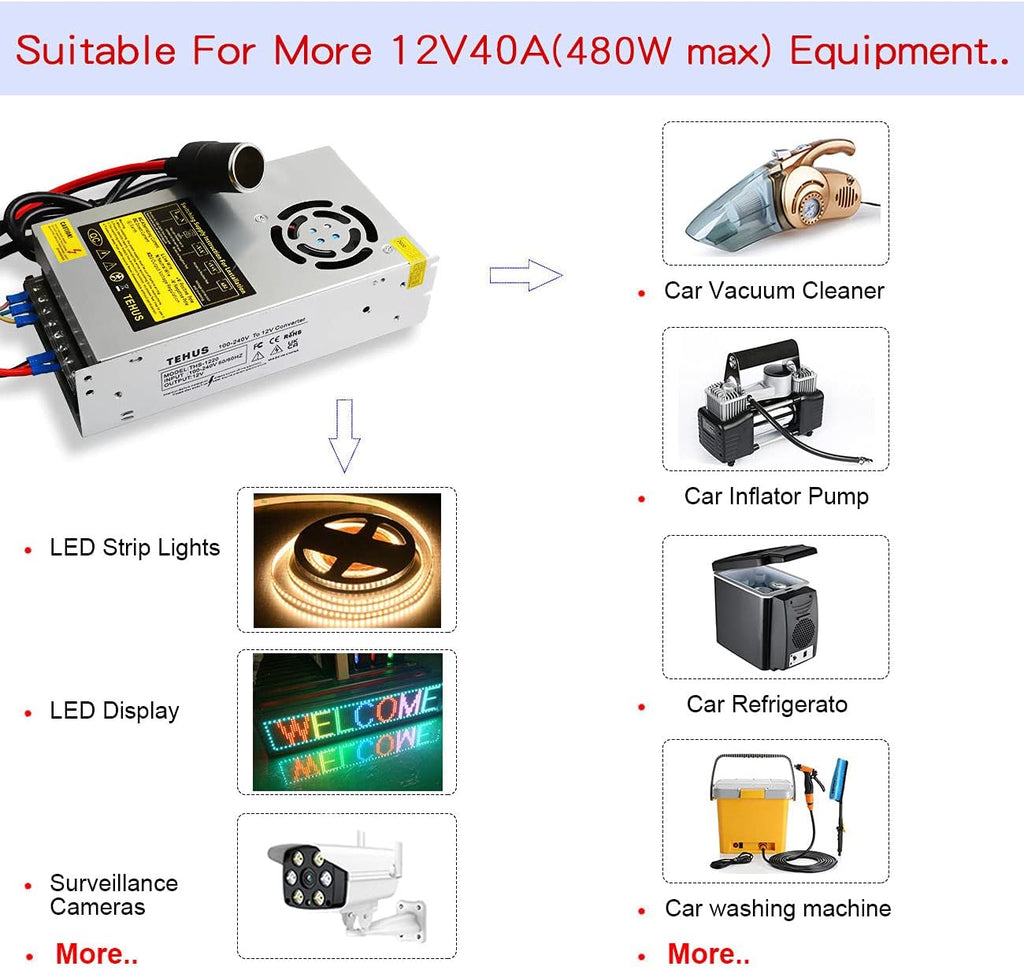 110V/220V to DC 12V 20A 240W Switching Power Supply Z86649