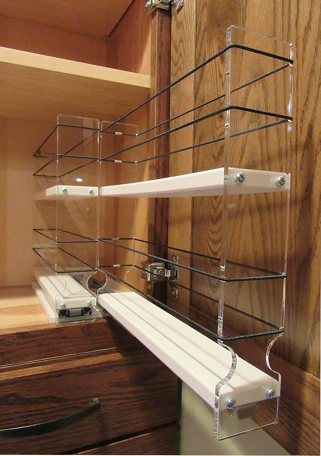 Spice Rack with 2 Drawers K104