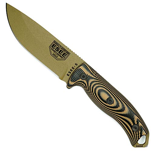 1095 Carbon Steel Fixed Blade Knife with Kydex Sheath O919