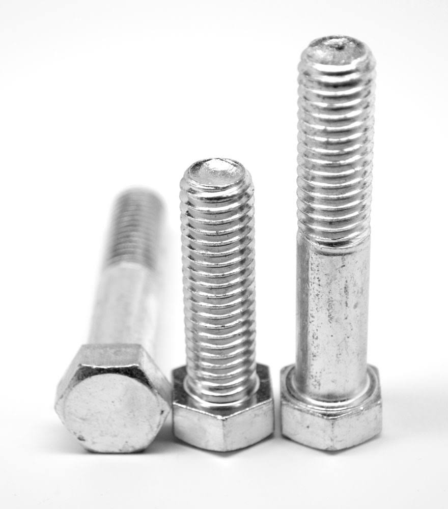 16x22-18 x 2x22 Coarse Thread Hex Cap Screw Stainless Steel 316 Pk 250 L6134