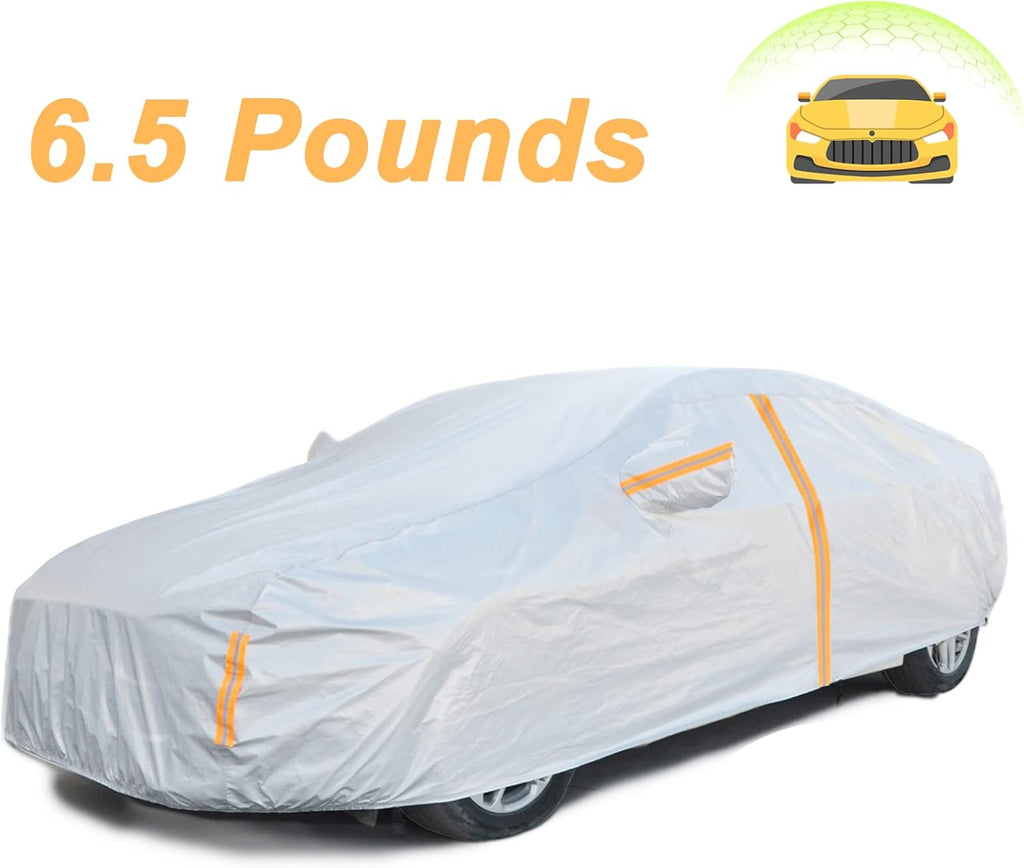 6 Layers SUV Car Cover Waterproof with Zipper Cotton X40822