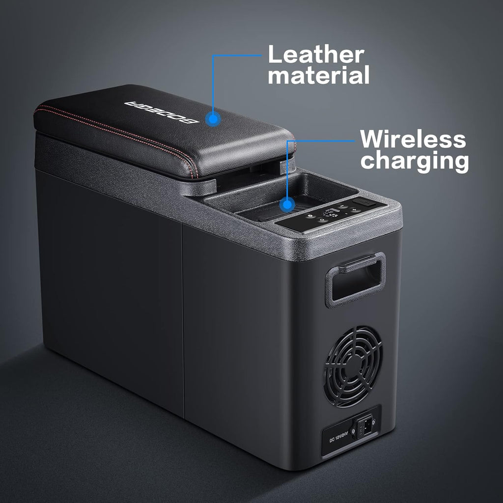 12 Volt Portable Car Refrigerator Freezer, 9 Quart R476