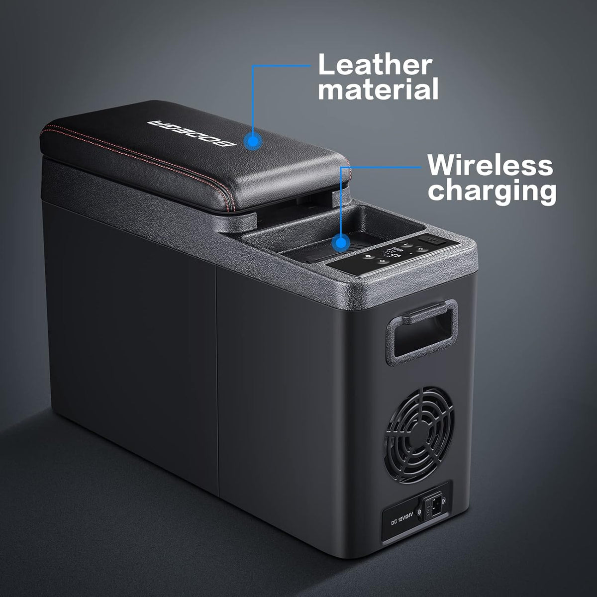 12 Volt Portable Car Refrigerator Freezer, 9 Quart R476