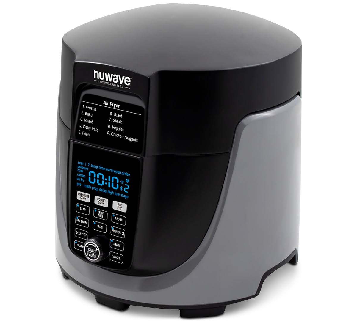 6 qt Pressure Cooker Air Fryer Combo Q56321
