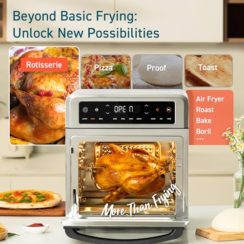 11-in-1 Air Fryer Oven, 13Qt with Rotisserie, 6 Accessories R943633