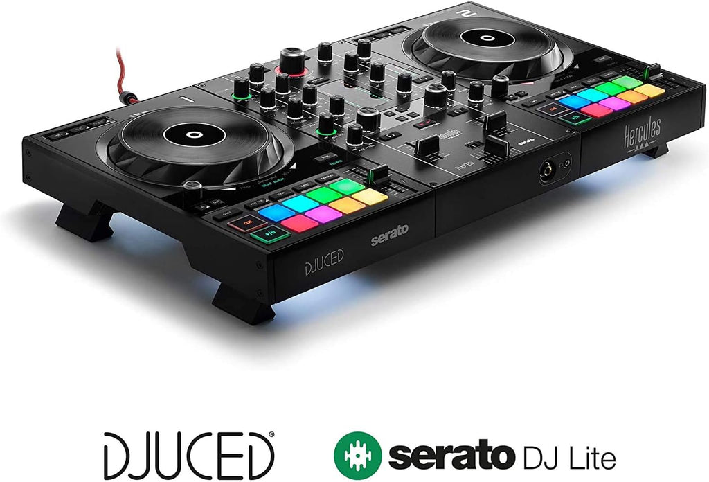 DJ Controller with DJ Headphones and Audio Cable O920338