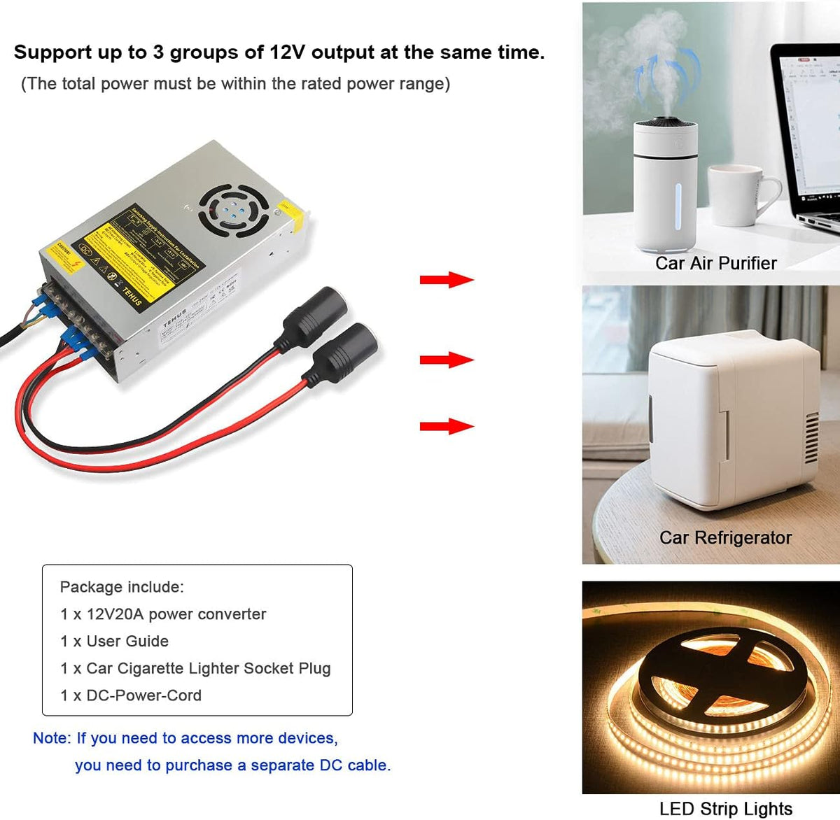 110V/220V to DC 12V 20A 240W Switching Power Supply Z86649