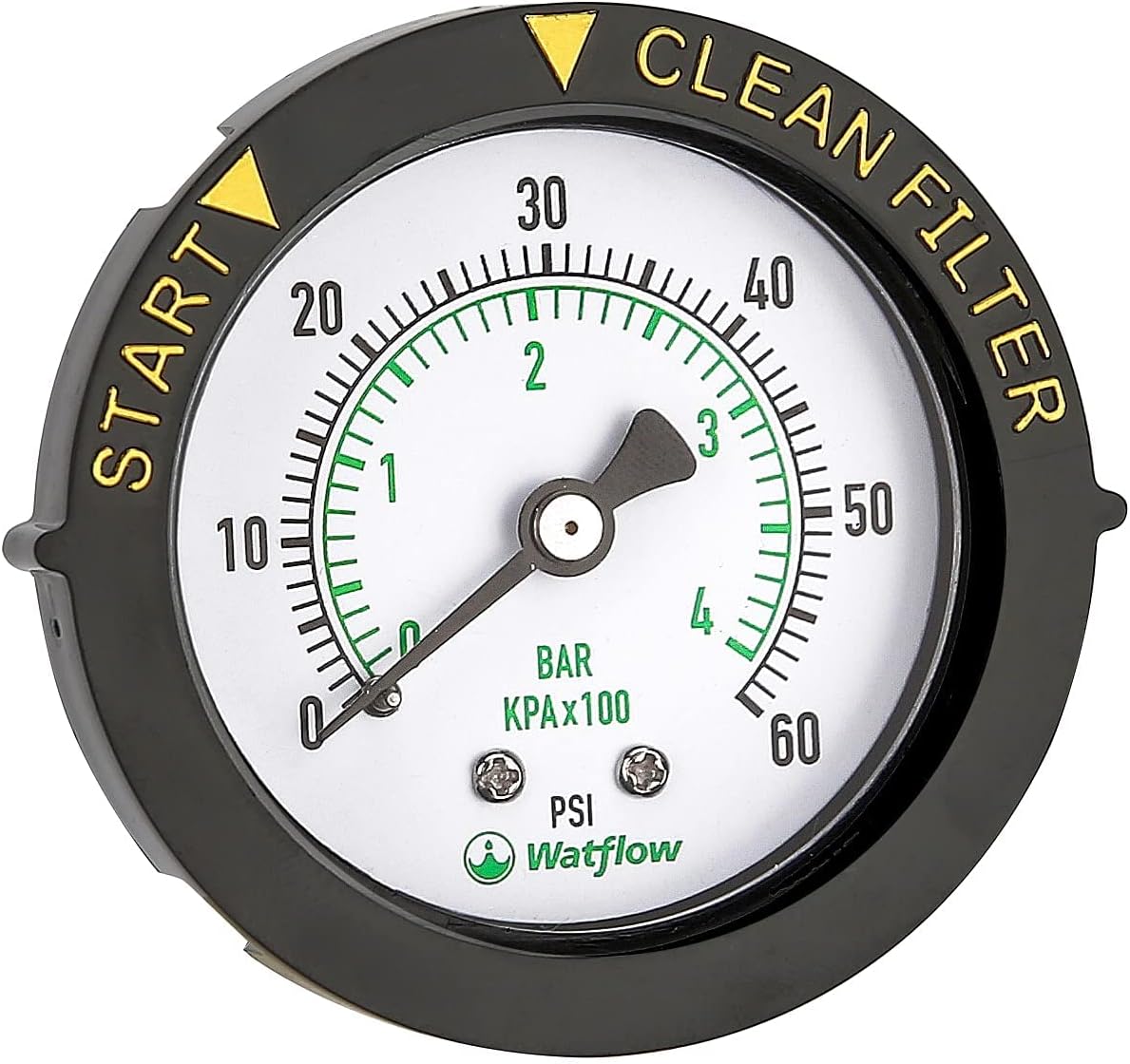 2 Dial Glycerine Filled Pool Filter Pressure Gauge C1675