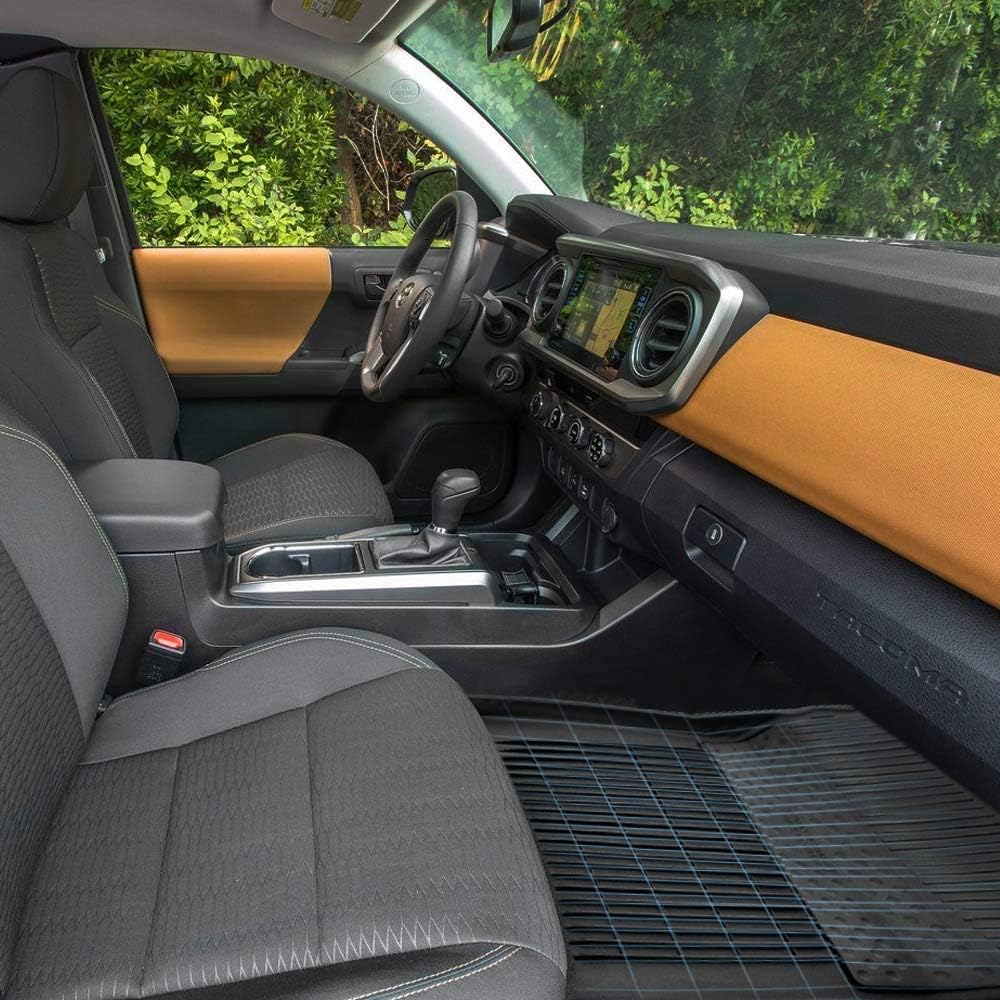 Black TPE Front Rear Floor Mats Liners T382137