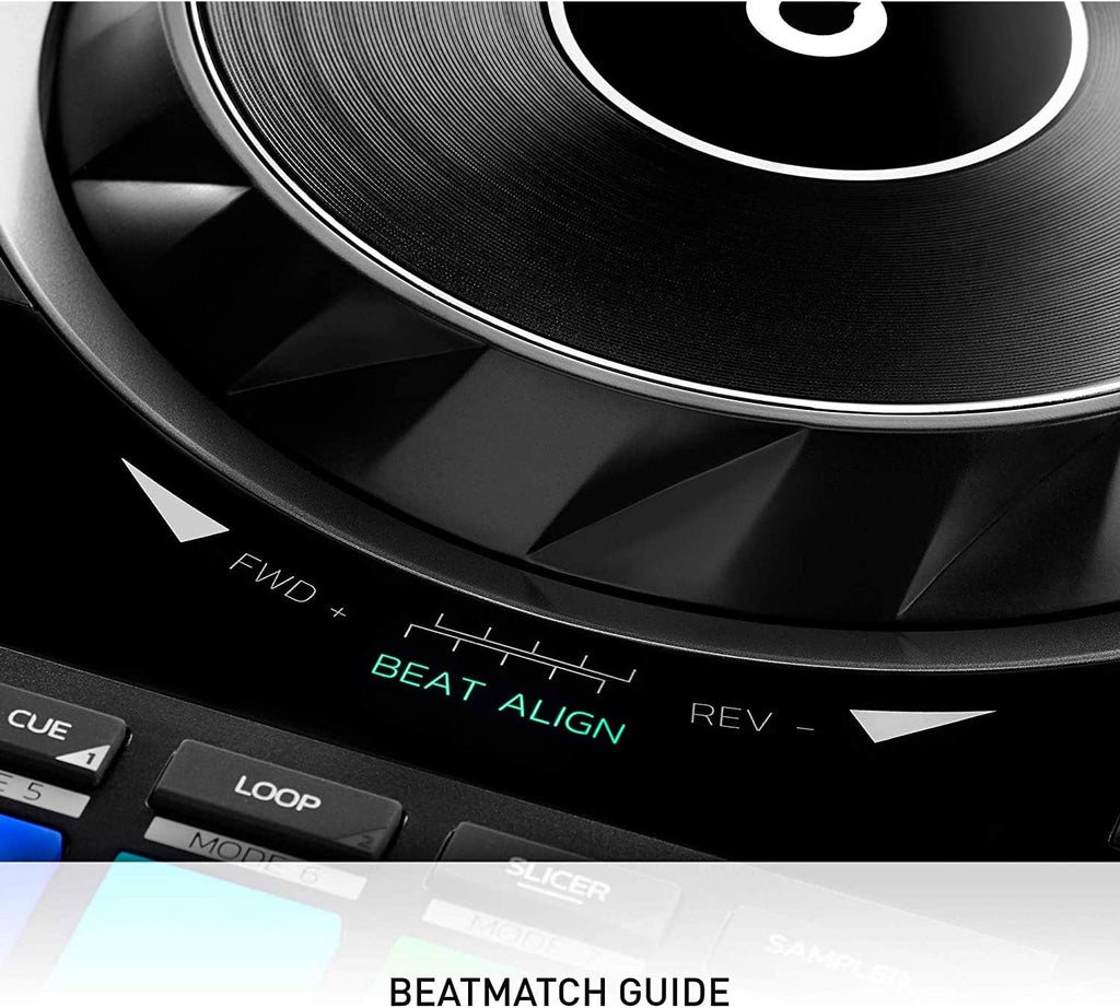 DJ Controller with DJ Headphones and Audio Cable O920338