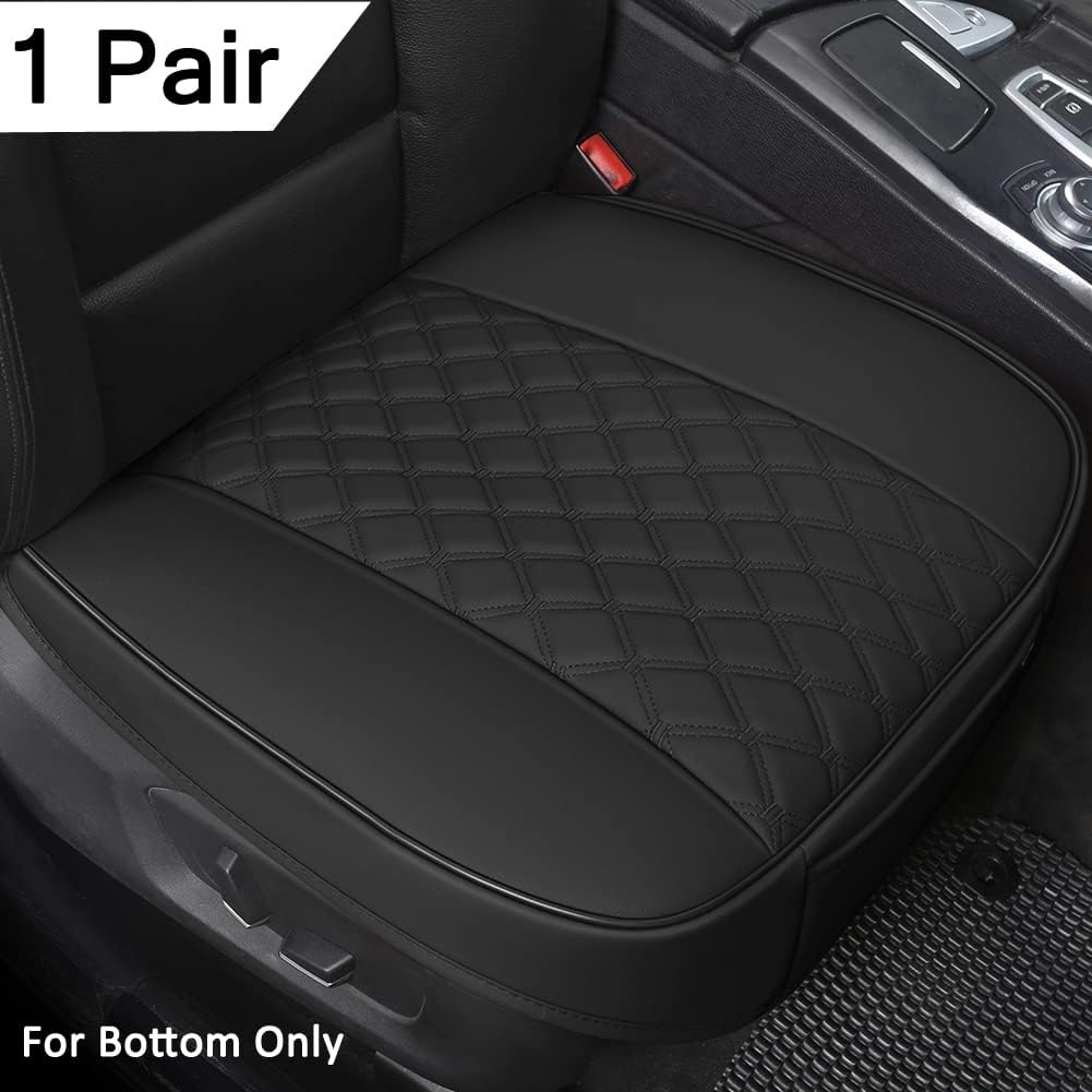 PU Car Seat Covers, Front Seat Protectors, Diamond Pattern Embroidery O910