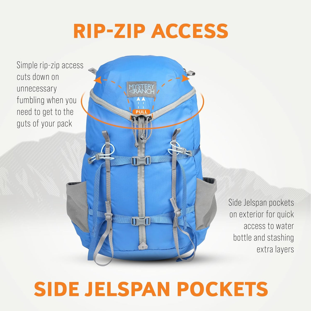 Travel Bag to Hiking Backpack Daypack, Pacific, L/XL Z25638