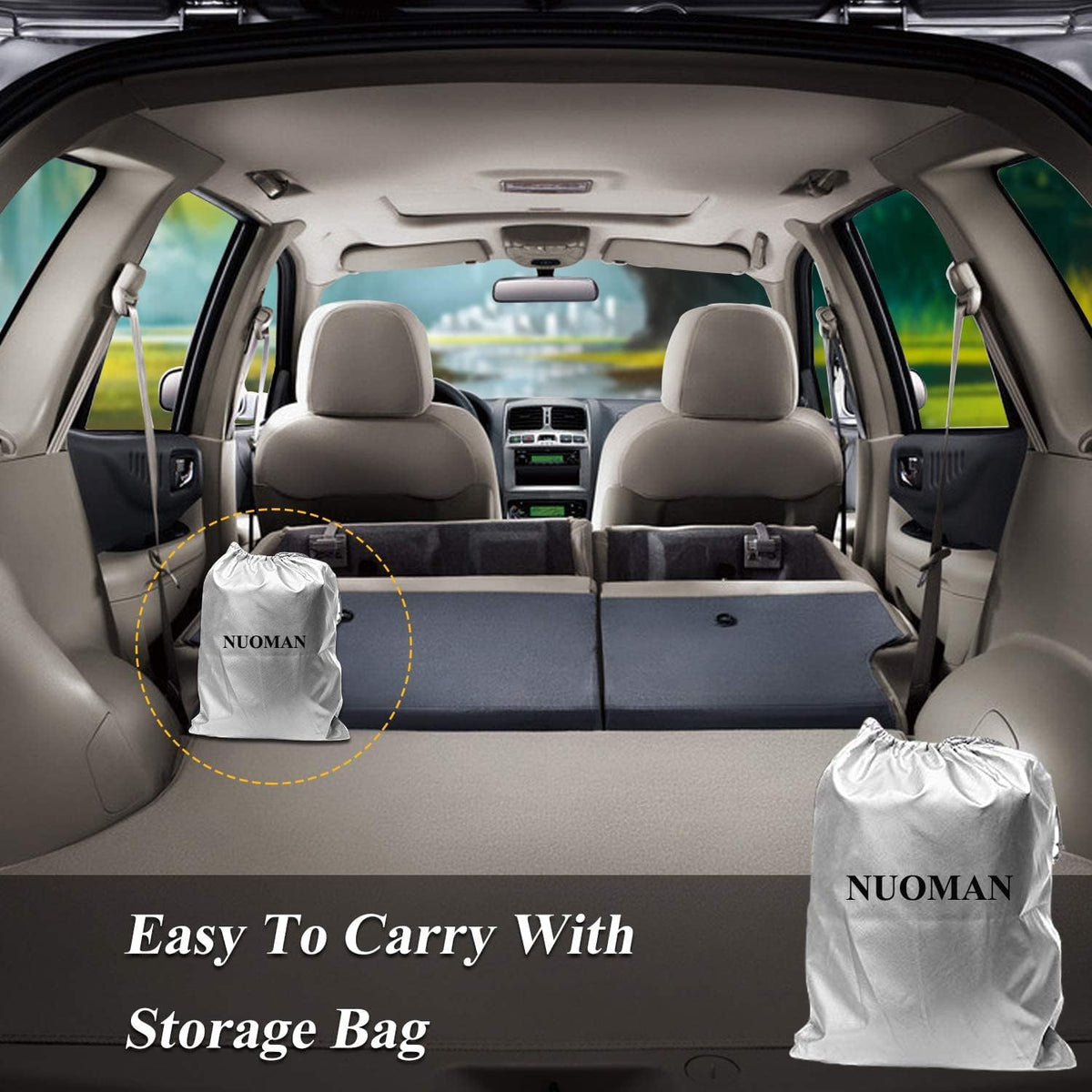 6 Layers SUV Car Cover Waterproof with Zipper Cotton X40822