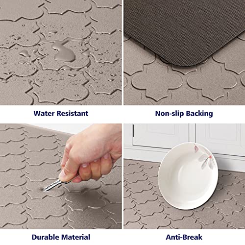 Grey Anti Fatigue Kitchen Mat 17.3"x39" J716323