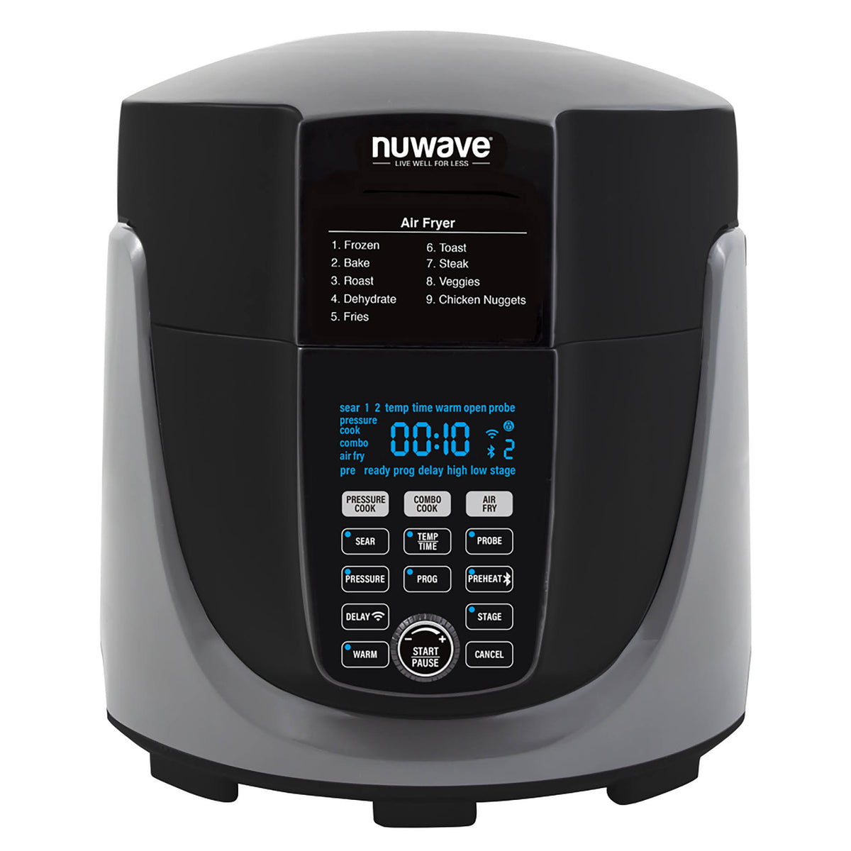 6 qt Pressure Cooker Air Fryer Combo Q56321