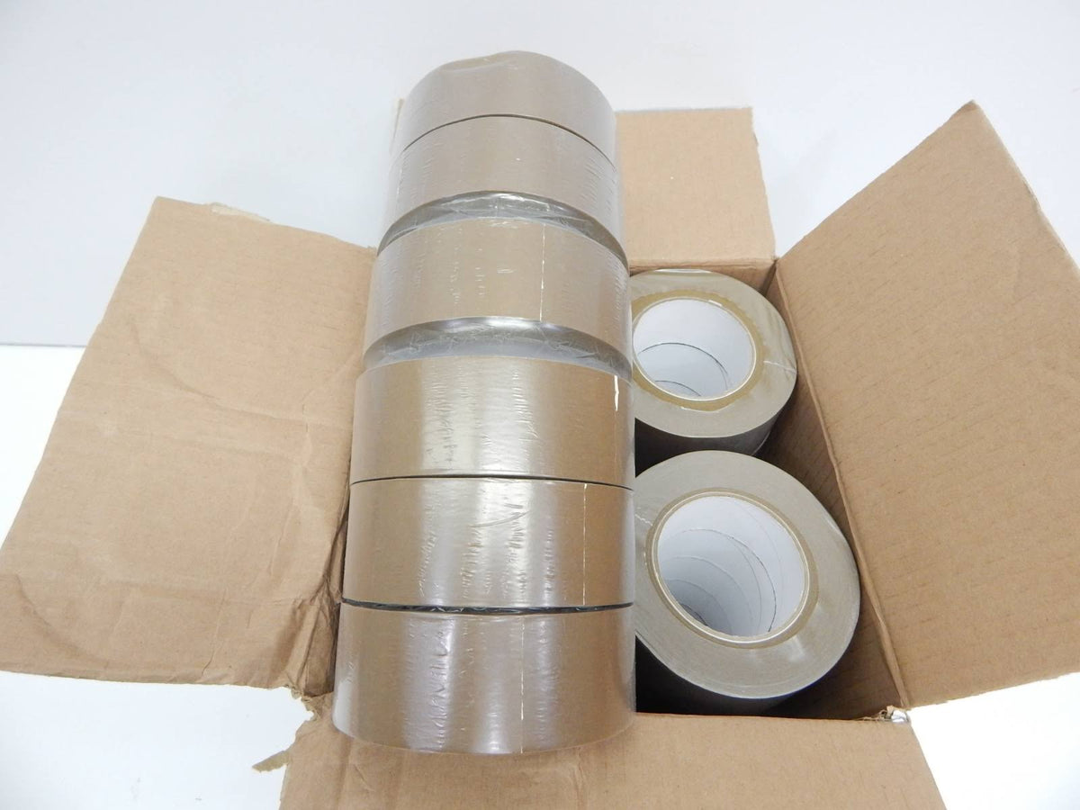 High Tensile Kraft Flatback Carton Sealing Tape, 7 Mils Thick, 55 yds Length A12782