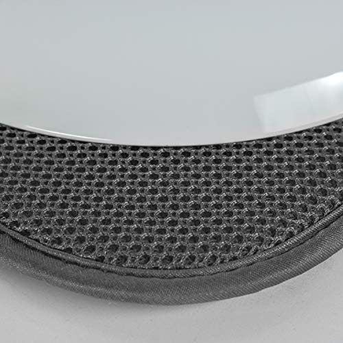 Black Mesh and Charcoal Grey Mesh 2 Pack Microfiber Dish Drying Mat R931
