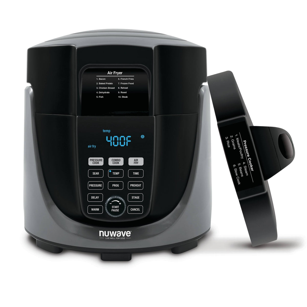 6 qt Pressure Cooker Air Fryer Combo Q56321